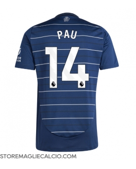 Aston Villa Pau Torres #14 Maglia Gara Terza Repliche 2024-25 Maniche Corte